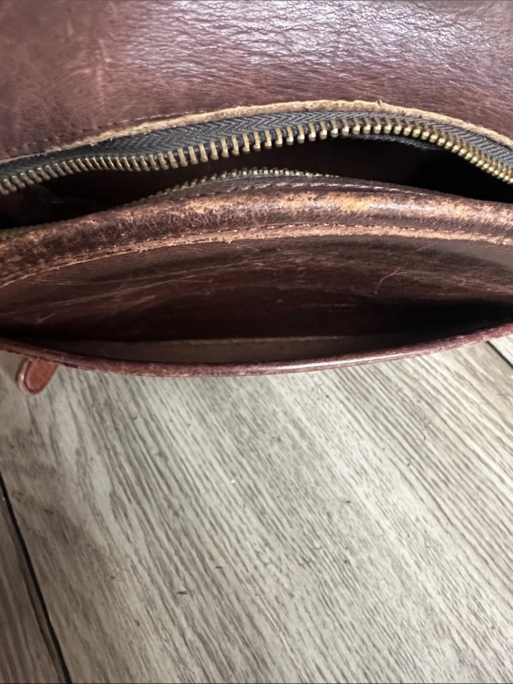 Coach Vintage Chester Canteen Leather Crossbody Shoulder Bag Restoration Project